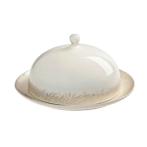 Denby 170010026 Monsoon Lucille Gold Butter Dish