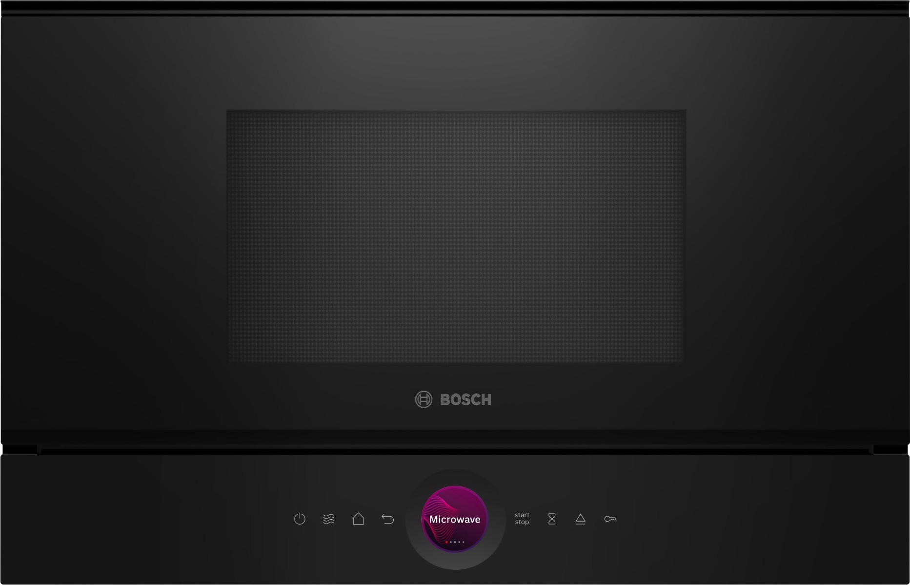 Bosch BFL7221B1B Serie 8 Built-In Microwave Oven 38cm - Black 