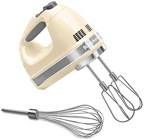 Kitchenaid 5KHM7210BAC 7 Speed Hand Mixer-Almond Cream