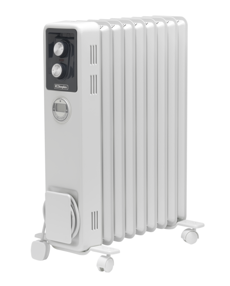 Dimplex ECR20TIE ECR Oil Free Column Radiator - 2kW with Timer - White