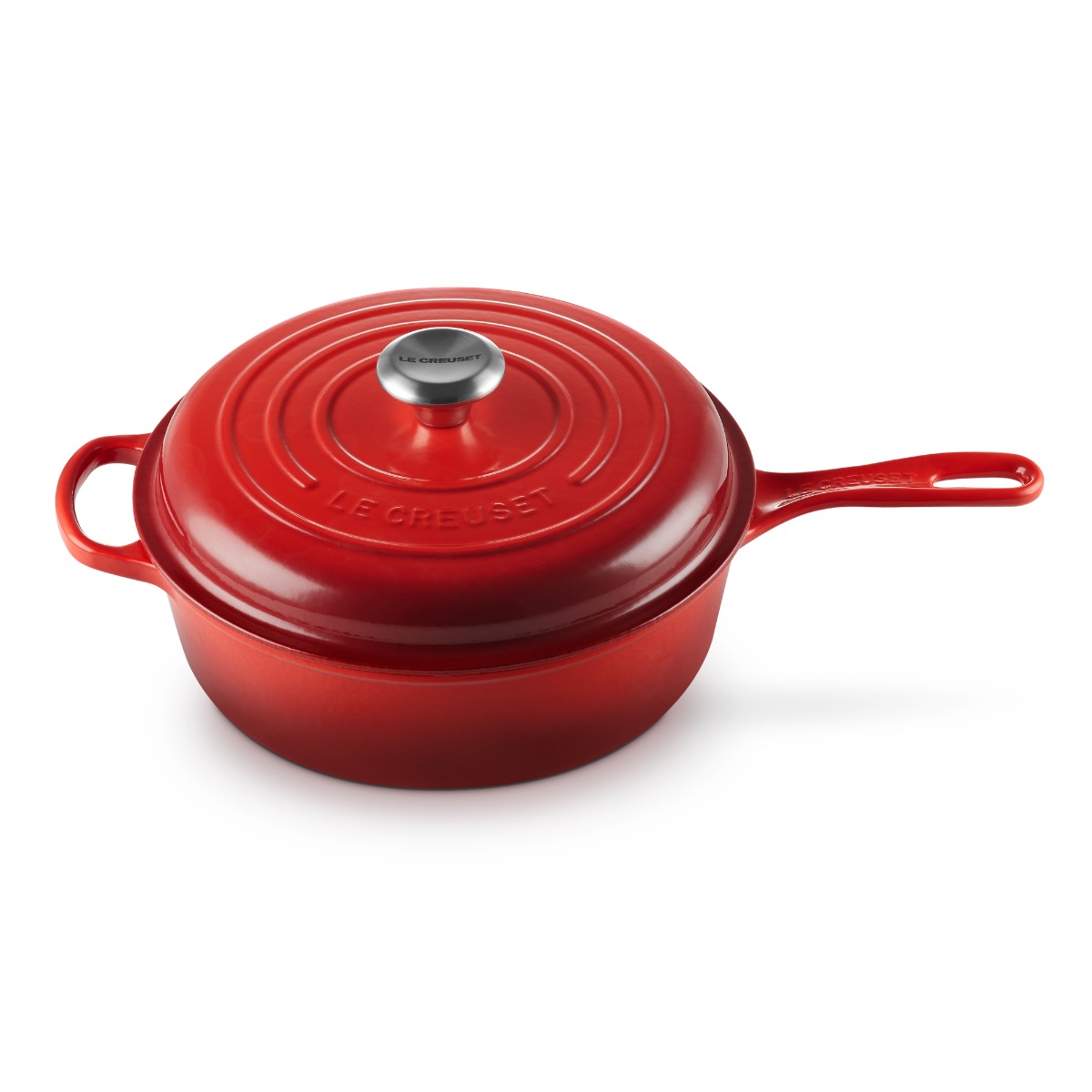 Le Creuset 21079260602430 Signature Cast Iron 26cm Cassadou - Cerise