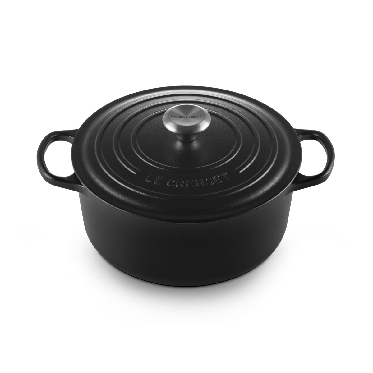 Le Creuset 211772600 26cm Round Casserole - Satin Black 