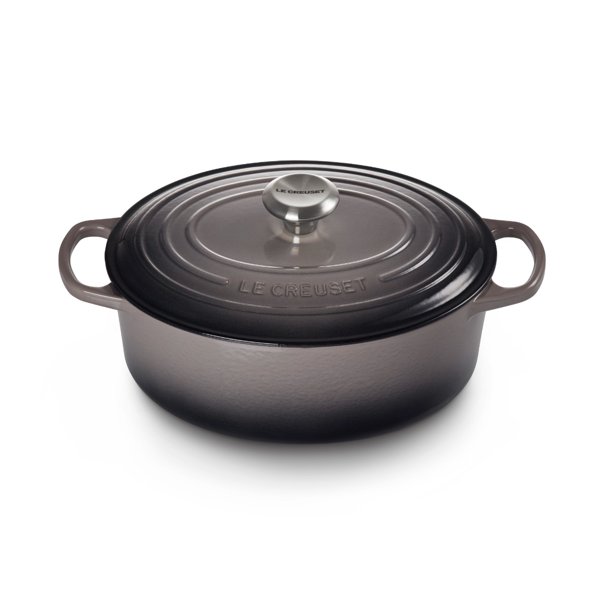 Le Creuset 2117829444 Signature Oval Casserole 29 Flint 