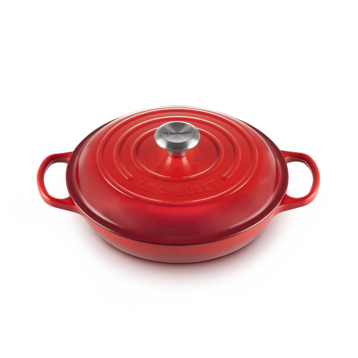 Le Creuset 211802606 26cm Shallow Casserole - Cerise 