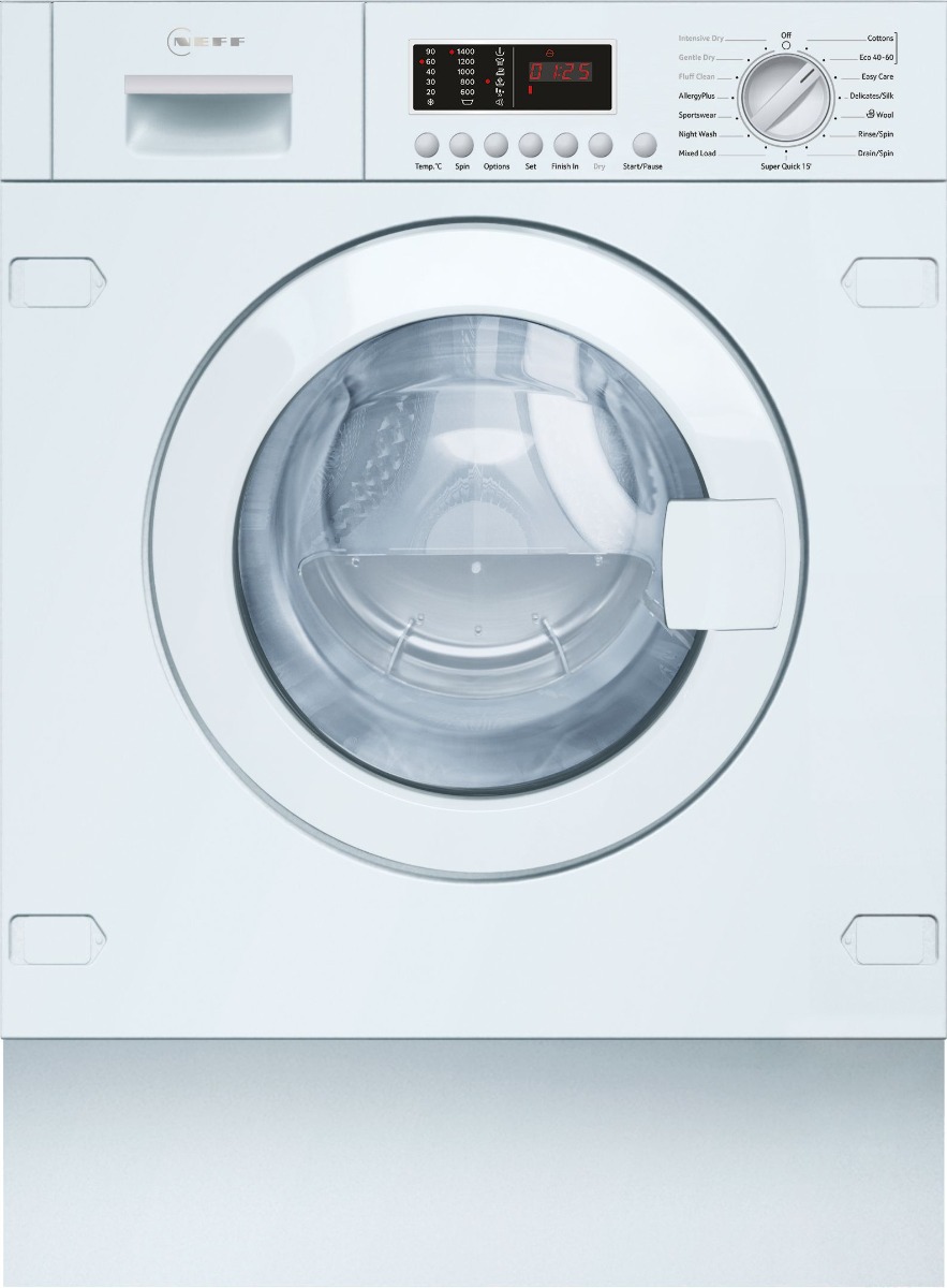 Neff V6540X3GB Built-In 7kg/4kg| 1400rpm Washer Dryer - White