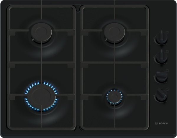 Bosch Series 2 PBP6B6K60 60cm Burner Gas Hob - Black