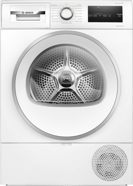 Bosch WTH85224GB Series 4 8kg Heat Pump Tumble Dryer - White 