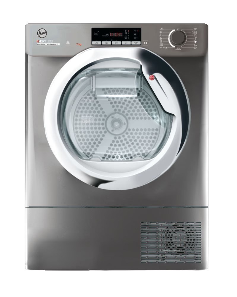 Hoover BATD H7A1TCER-80 Built-In 7Kg Heat Pump Dryer - Anthracite