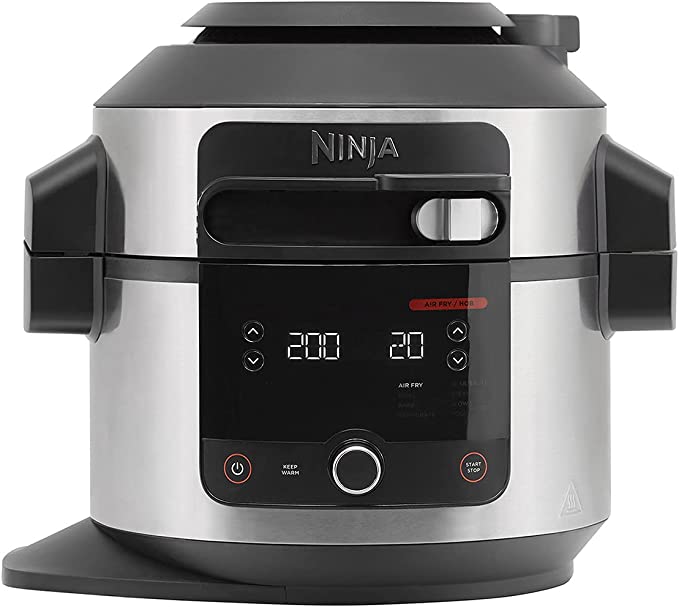 Ninja OL550UK Foodi Max 11 In 1 Smartlid Multicooker 6L Stainless Steel