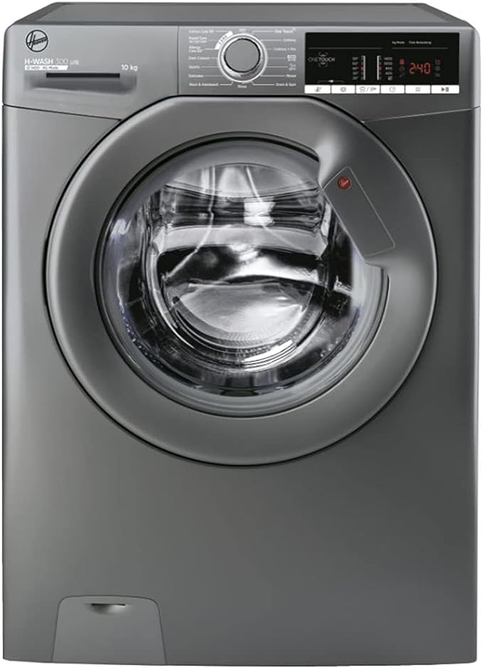 Hoover H3W410TAGGE 10Kg 1400 Spin Washing Machine - Graphite