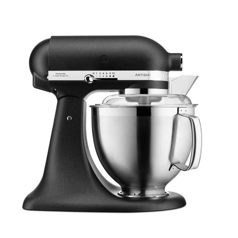 Kitchenaid 5KSM185PSBBK Artisan 4.8L Stand Mixer Cast Iron Black