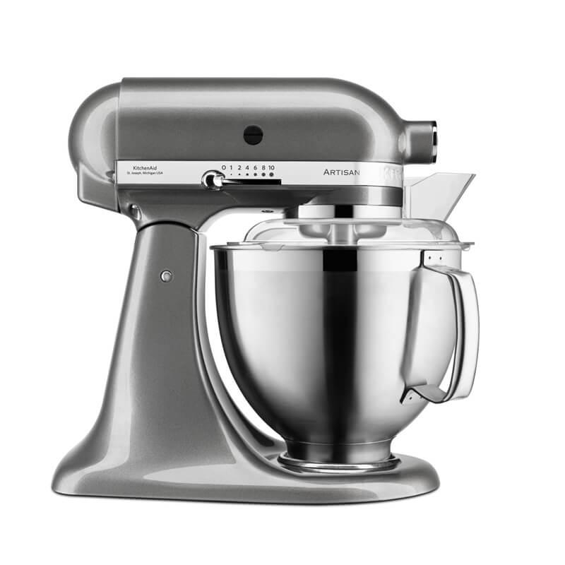 Kitchenaid 5KSM185PSBMS Artisan 4.8L Stand Mixer - Medallion Silver
