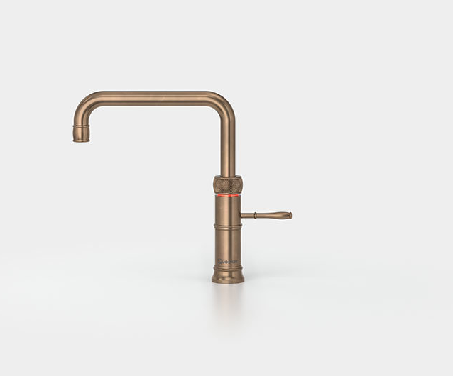 Quooker 2.2CFSPTN Combi 2.2 Classic Fusion Square Patinated Brass