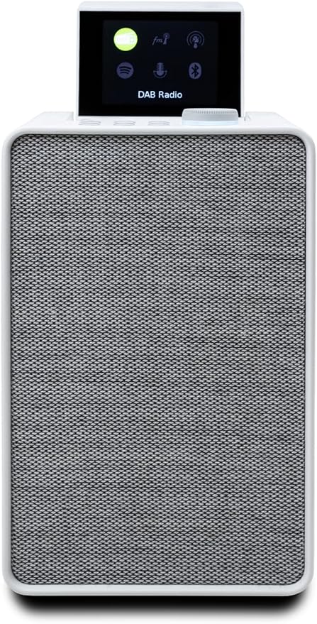 Pure 249521 DAB+/FM/Internet Radio Wi-Fi Bluetooth Compact Hi-Fi System -  Cotton White 