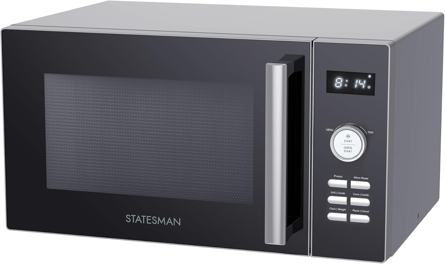 Statesman SKMC0925SS Digital Combination Microwave 25 Litre 900W - Silver
