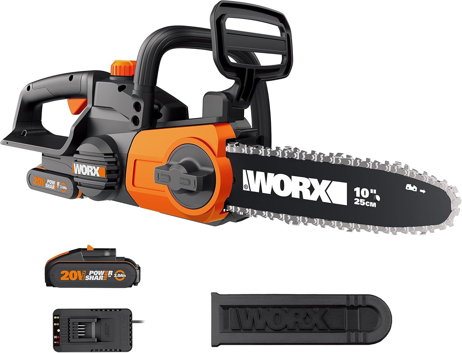 Worx WG322E.1 20V 25cm Cordless Chain Saw