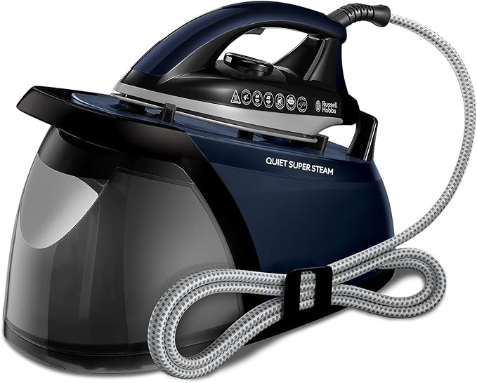 Russell Hobbs 24470 Quiet Steam Generator Iron - Navy Black