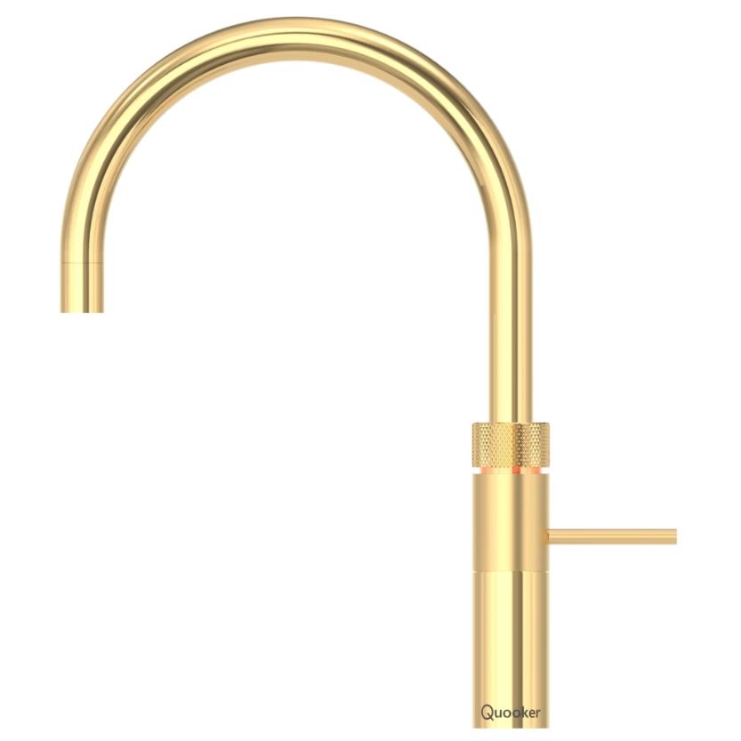 Quooker 7FRGLD PRO7 Fusion Round gold 3 in 1 Boiling Water Tap