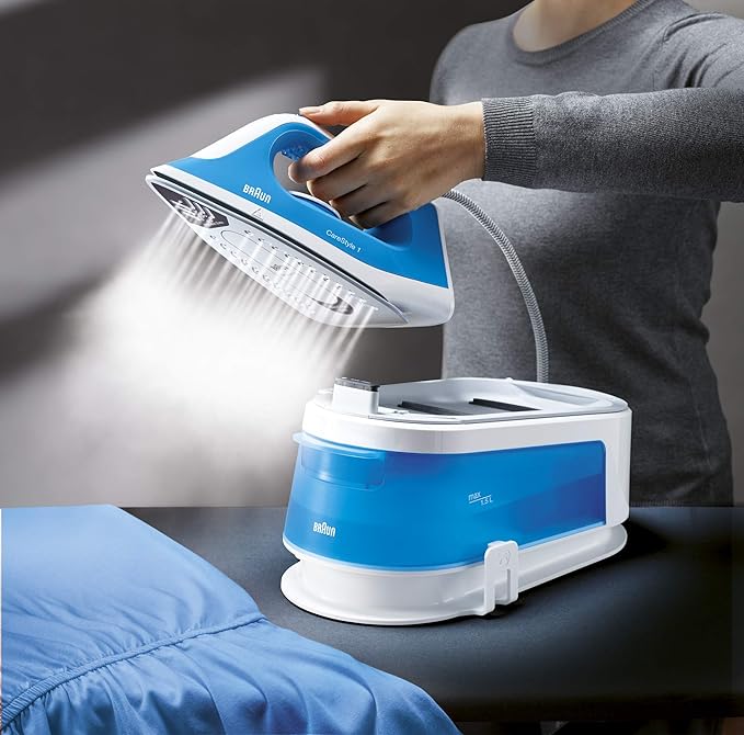 Braun IS1012BL Carestyle 1 Steam Generator Iron- White/Blue