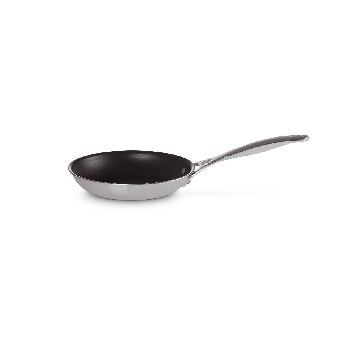 Le Creuset 966002200 Signature Stainless Steel Shallow Non-stick Frying Pan 20cm
