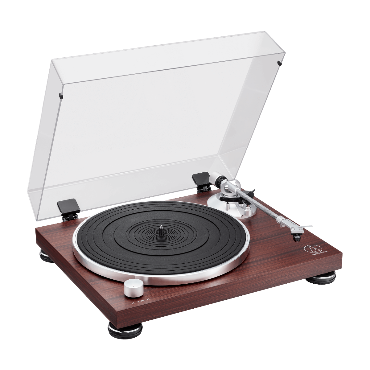 Audio Technica AT-LPW50BTRW Manual Belt-Drive Turntable (Wireless & Analogue)