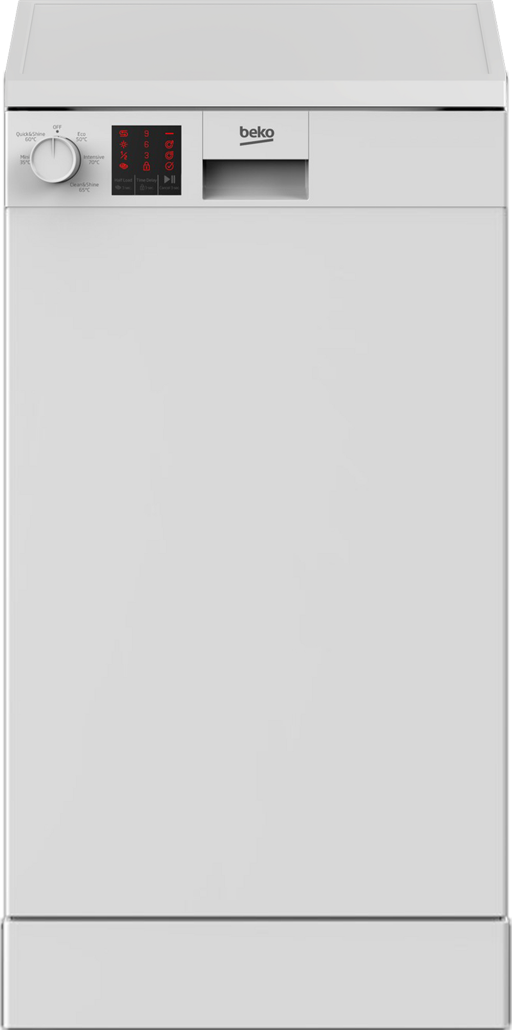 Beko DVS05C20W Freestanding Slimline Dishwasher White