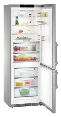 Liebherr CBNES5775 Fridge-Freezer With Biofresh And Nofrost Stainless Steel