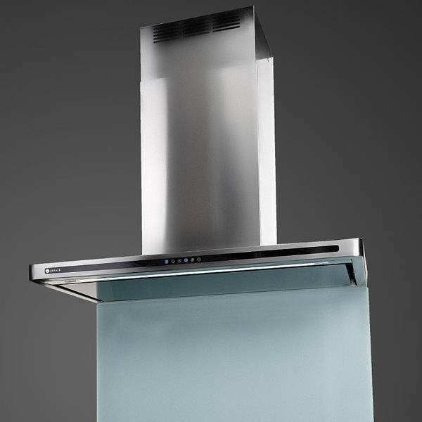 Luxair SP100SG Splash Back 100cm Silver Glass 