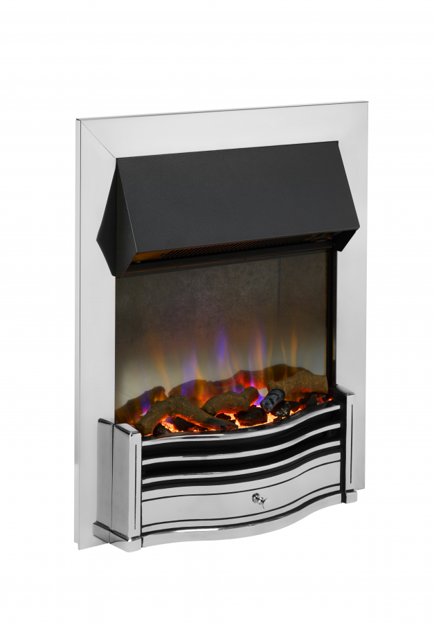 Dimplex DMF20CH Dumfries Chrome Optiflame 3D Electric Inset Fire