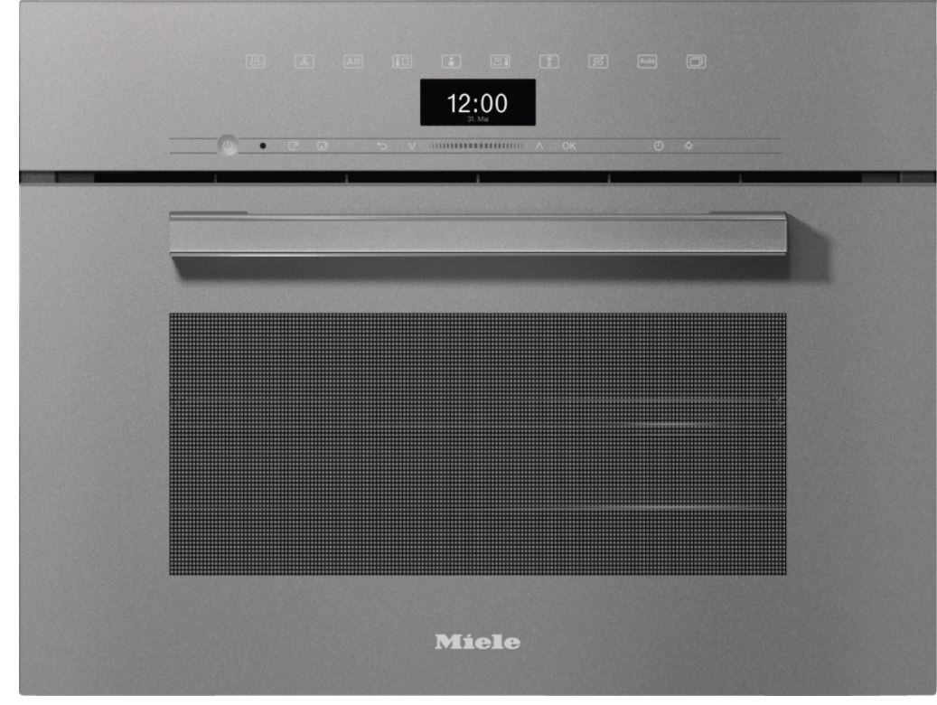 Miele DGC7440GRGR Vitroline Steam Combination Oven - Graphite Grey 