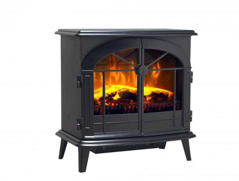 *Display Model* Dimplex LEC20-DISP Leckford Optiflame Stove - Black