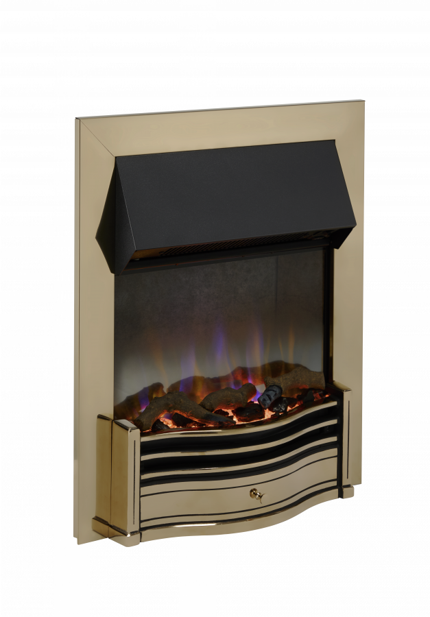 Dimplex DMF20AB Dumfries Antique Brass Optiflame 3D Electric Inset Fire