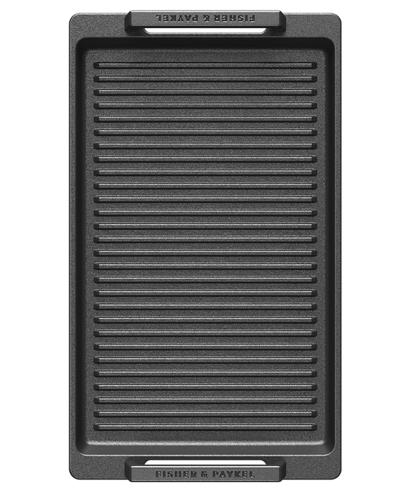 Fisher Paykel GPRN 82233 Non Stick Enamel Ridged Griddle Plate for Induction