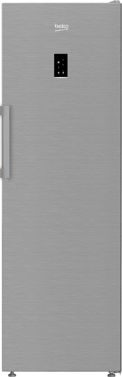 Beko LNP4686LVPS Freestanding Aeroflow Tall Larder Fridge Harvestfresh Stainless Steel