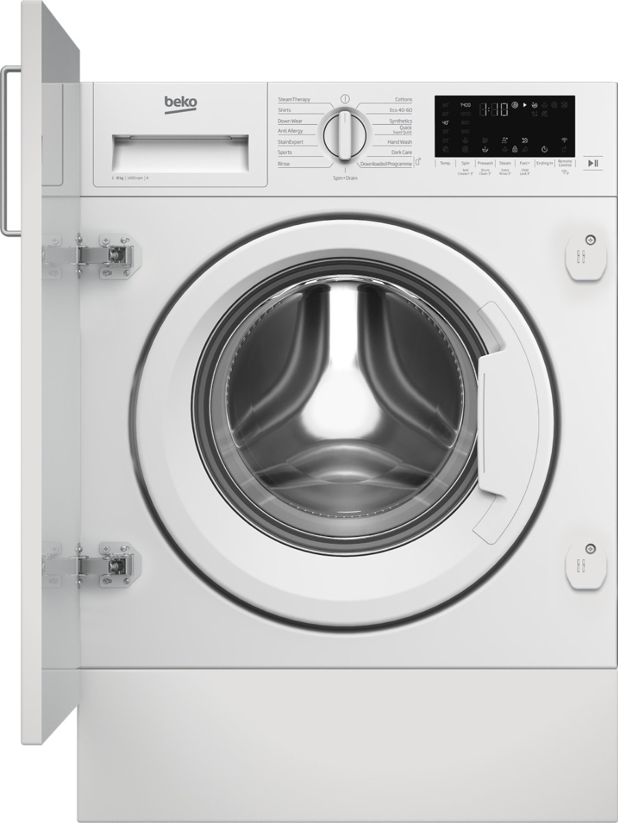 Beko WTIK74122 Integrated 7Kg 1400Rpm Washing Machine - White 