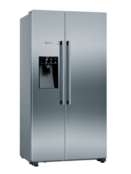 *Display Model* Neff KA3923IE0G American Side by Side Fridge Freezer-Stainless Steel 