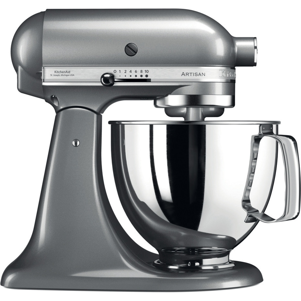 Kitchenaid 5KSM125BCU 4.8L Artisan Stand Mixer Contour Silver
