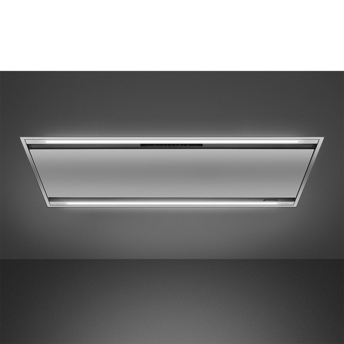 Smeg KLT12L4X Universal 120cm Ceiling Cooker Hood - Stainless steel