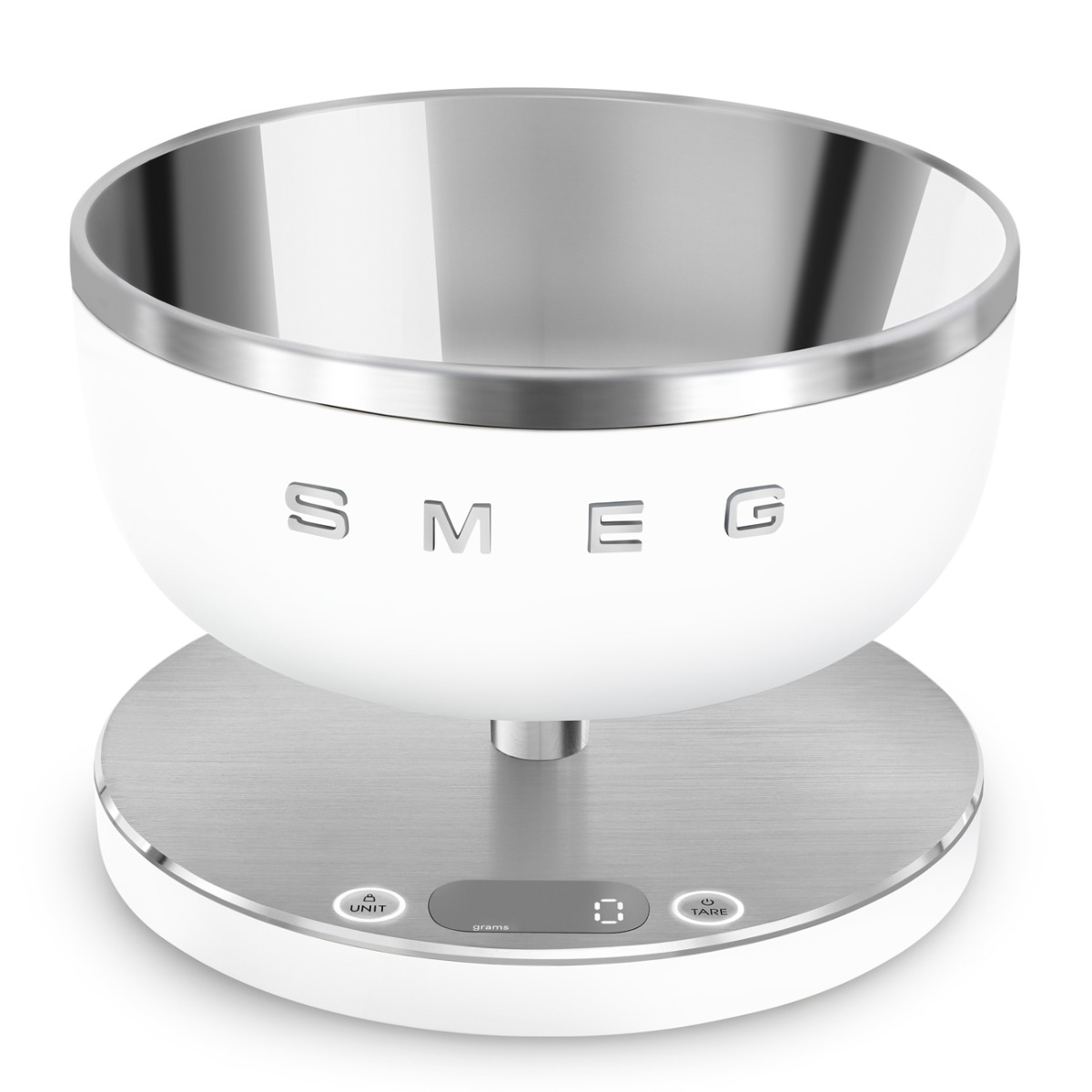 Smeg KSC01WHMWW 50s Style Digital Kitchen Scales - Matte White