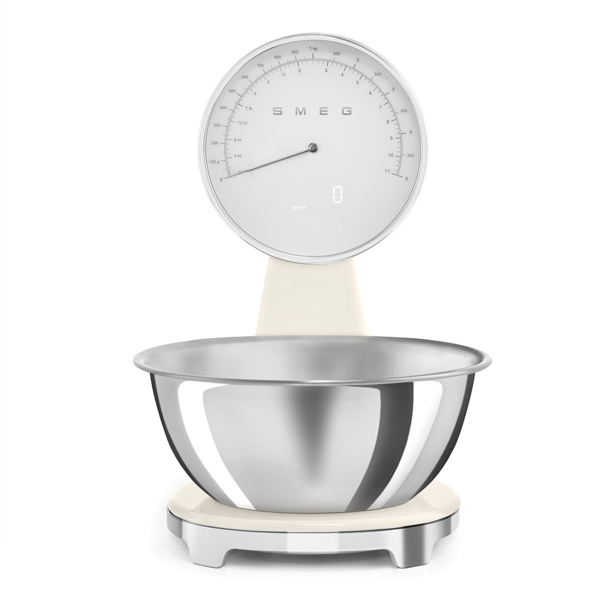 Smeg KSF01CRWW 50s Style Retro Kitchen Scales - Cream