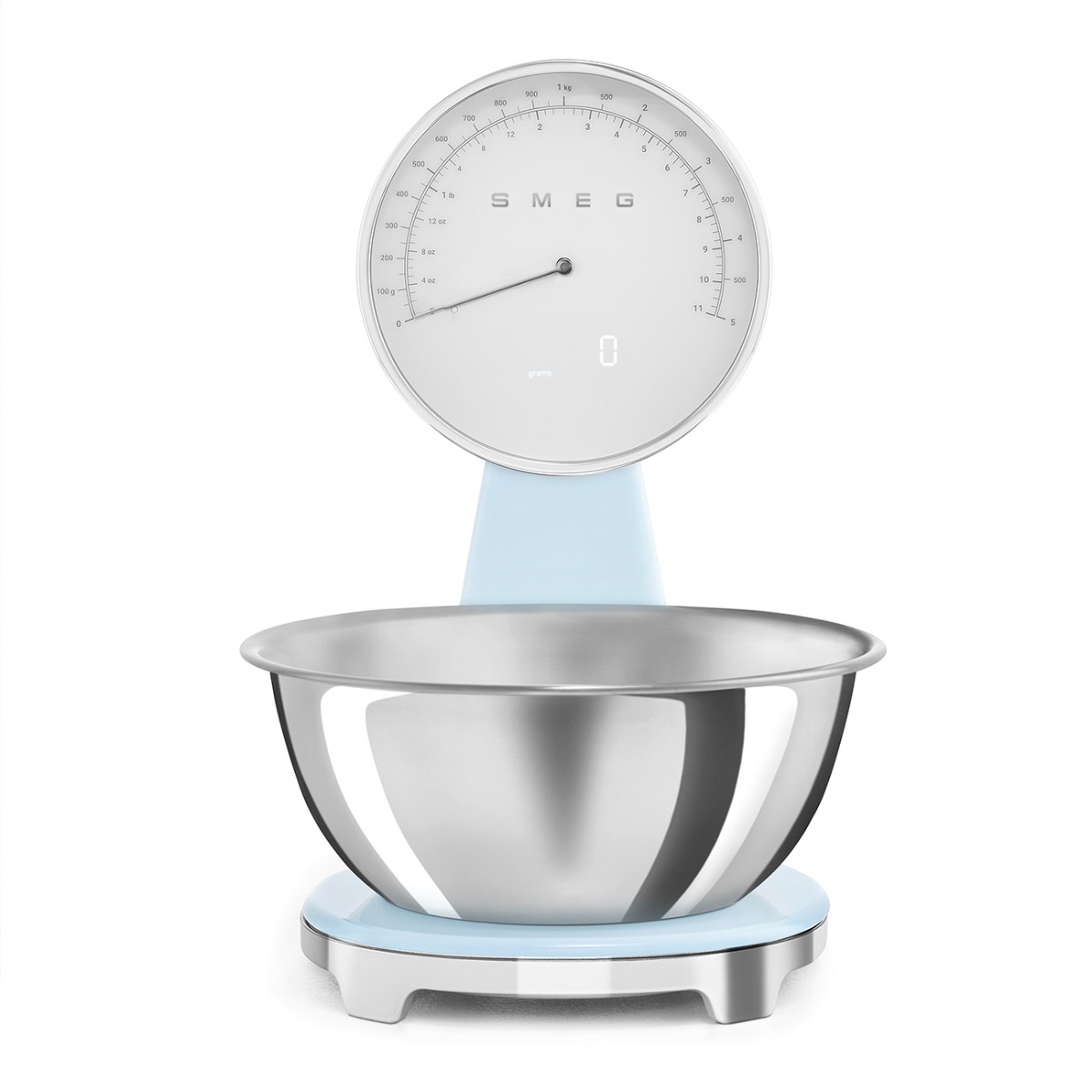 Smeg KSF01PBWW 50s Style Retro Kitchen Scales - Pastel Blue