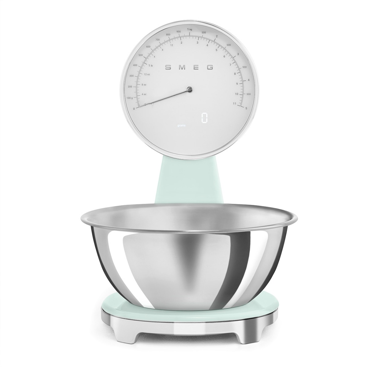 Smeg KSF01PGWW 50s Style Retro Kitchen Scales - Pastel Green