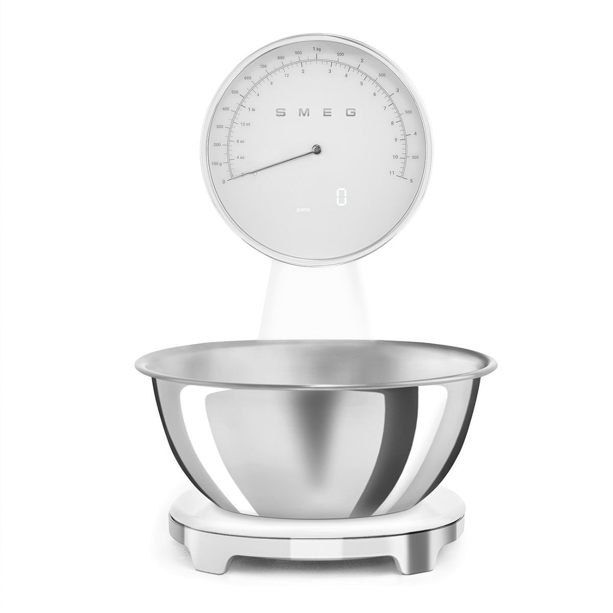 Smeg KSF01WHWW 50s Style Retro Kitchen Scales - White