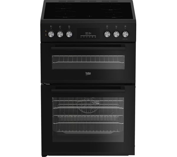 Beko FDC6731K 60cm Double Oven Electric Cooker - Black