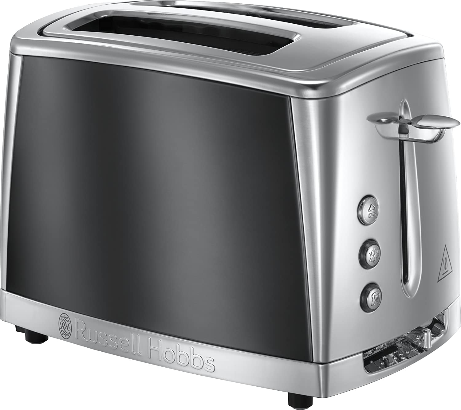 Russel Hobbs 23221 Luna Moonlight Grey 2 Slice Toaster