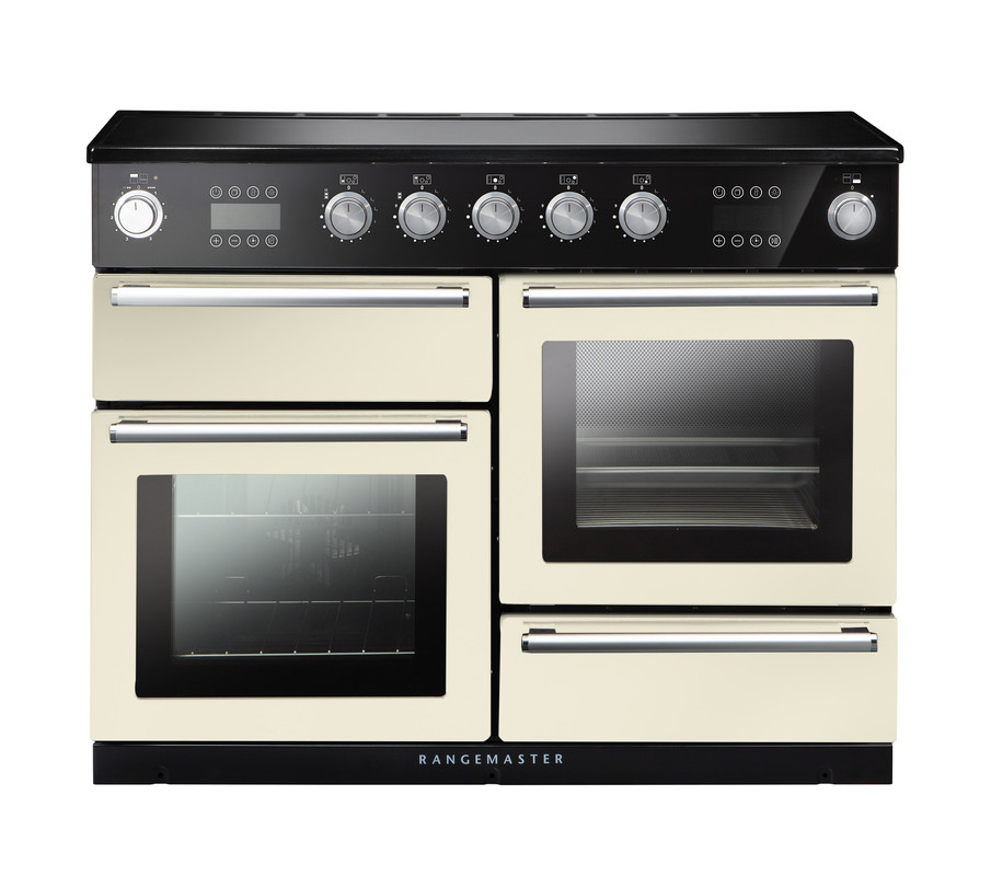 Rangemaster NEX110SOEIIV/C Nexus Steam 110cm Electric Induction Range Cooker-Ivory/Chrome