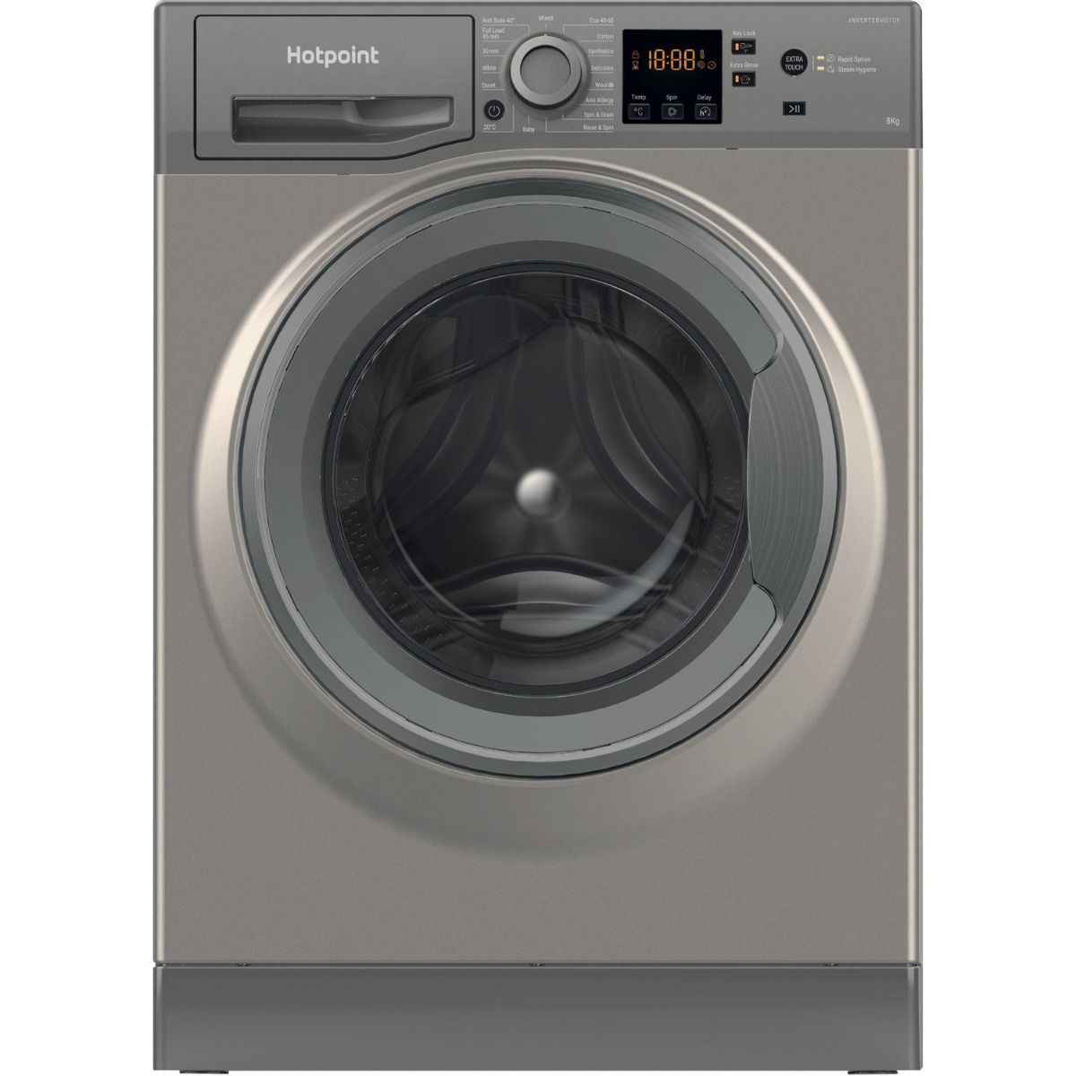Hotpoint NSWM864CGGUKN 8Kg 1400 Spin Grahite
