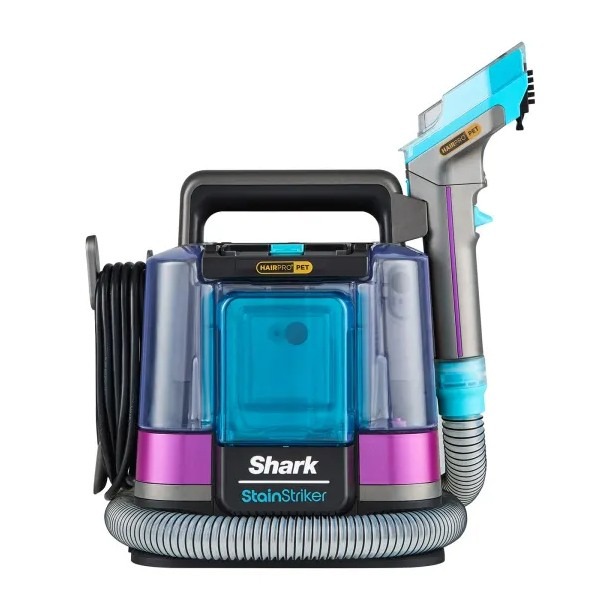 Shark PX250UKT HairPro Pet Stain & Spot Cleaner - Dark Silver & Force Fuscia