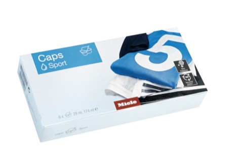 Miele WACSP0603L Caps Sport - 6-Pack Special-Purpose Detergent For Synthetic Fabrics 