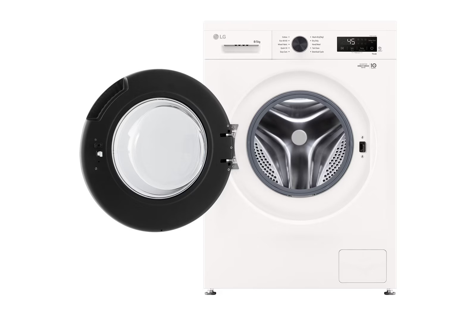 Lg W4X1085NWK 8kg / 5kg Direct Drive Washer Dryer - White